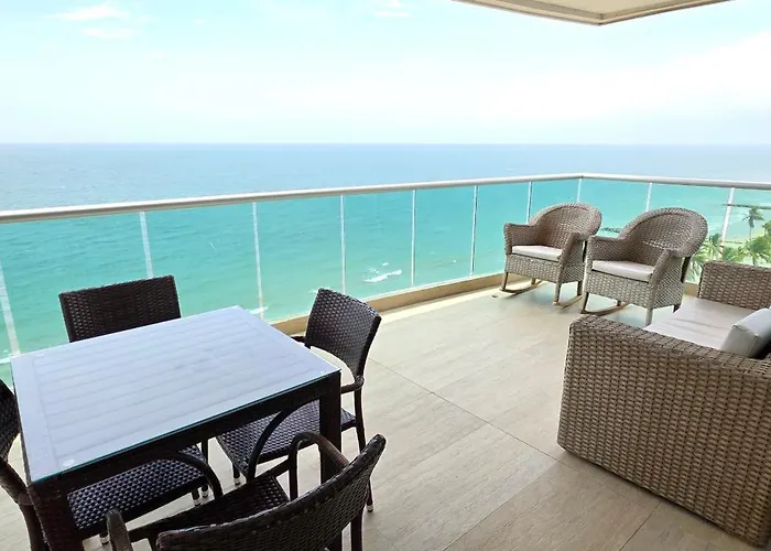 Hermoso Apartamento Frente Al Mar, 4 Habitaciones - Apto 801