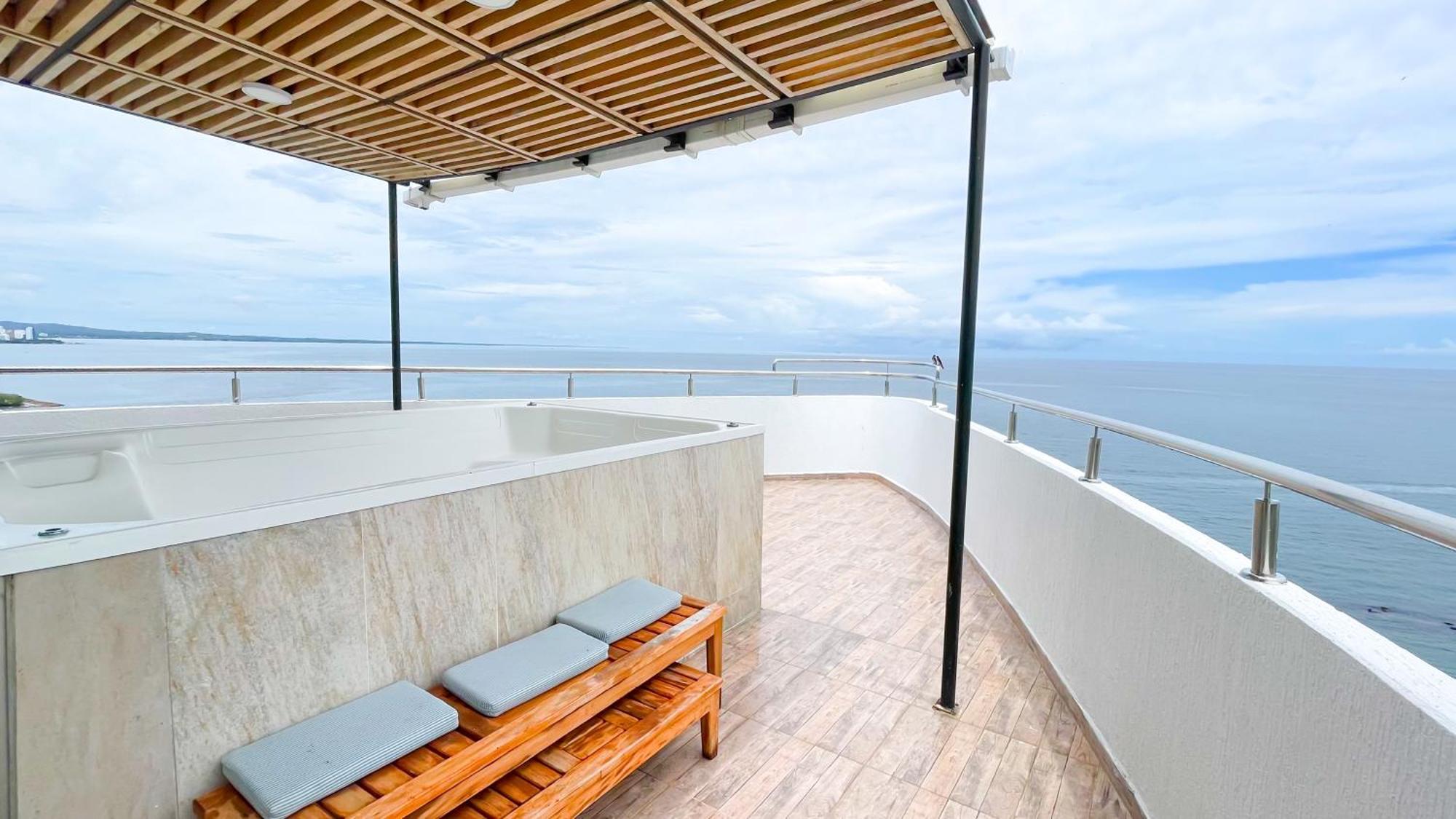 Magico Penthouse Duplex Frente Al Mar 3 Habs Fb112