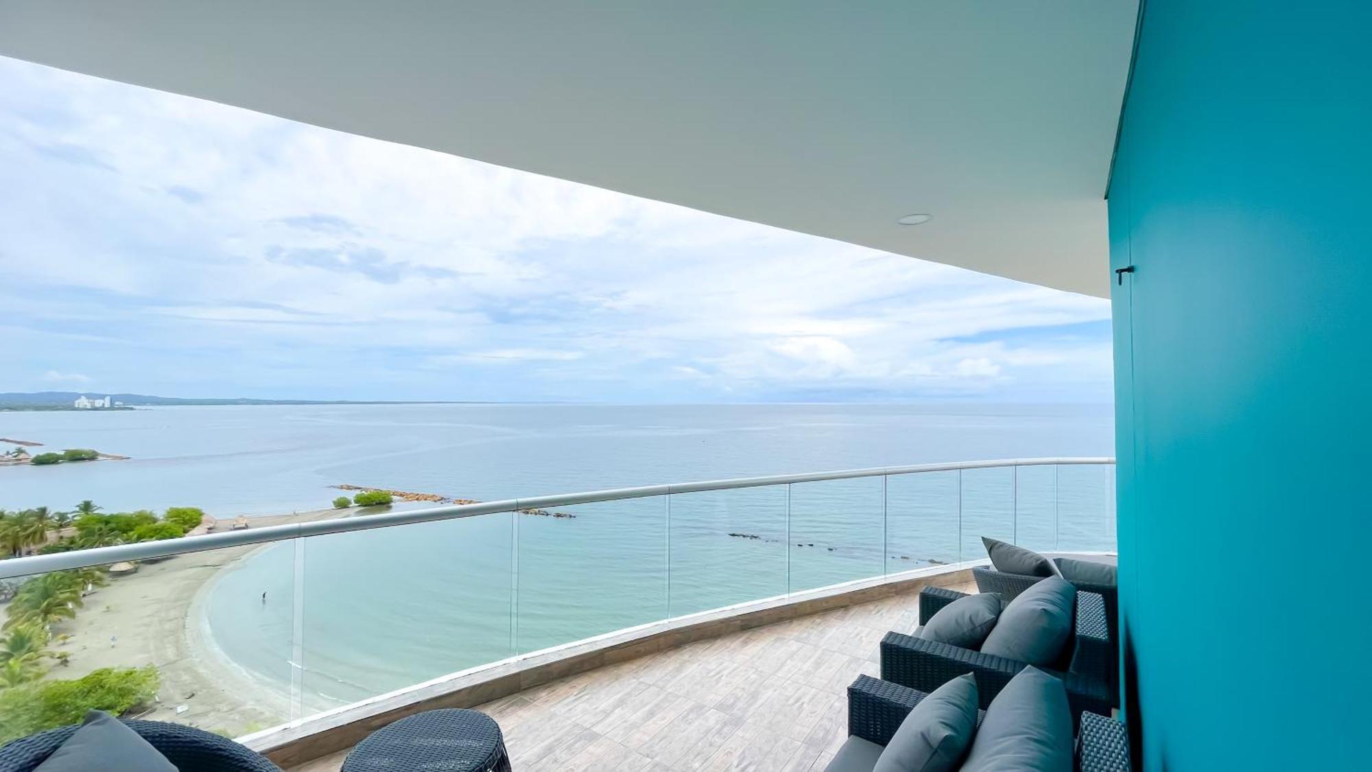 Apartamento Magico Penthouse Duplex Frente Al Mar 3 Habs Fb112 *