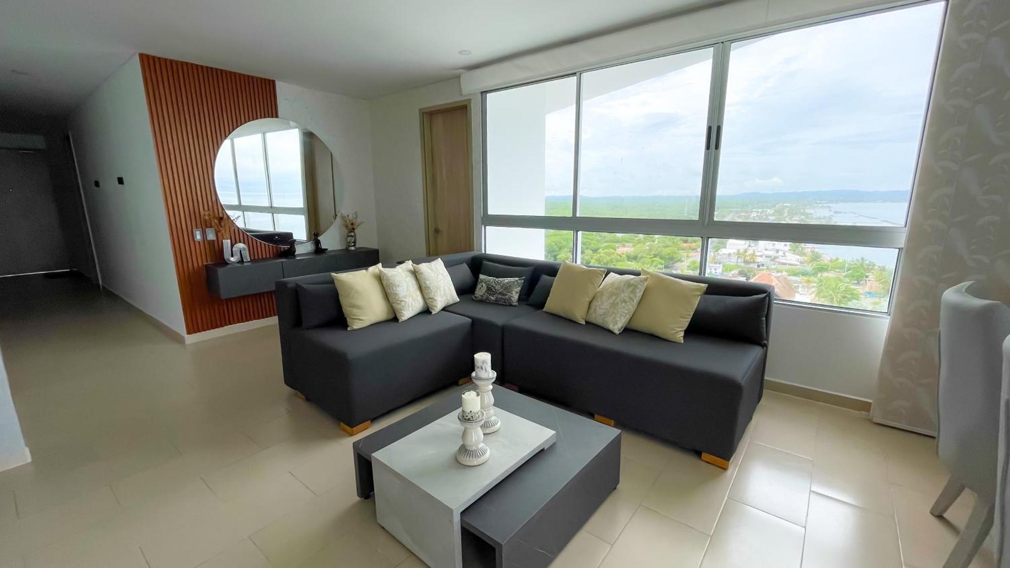 Apartamento Magico Penthouse Duplex Frente Al Mar 3 Habs Fb112 *