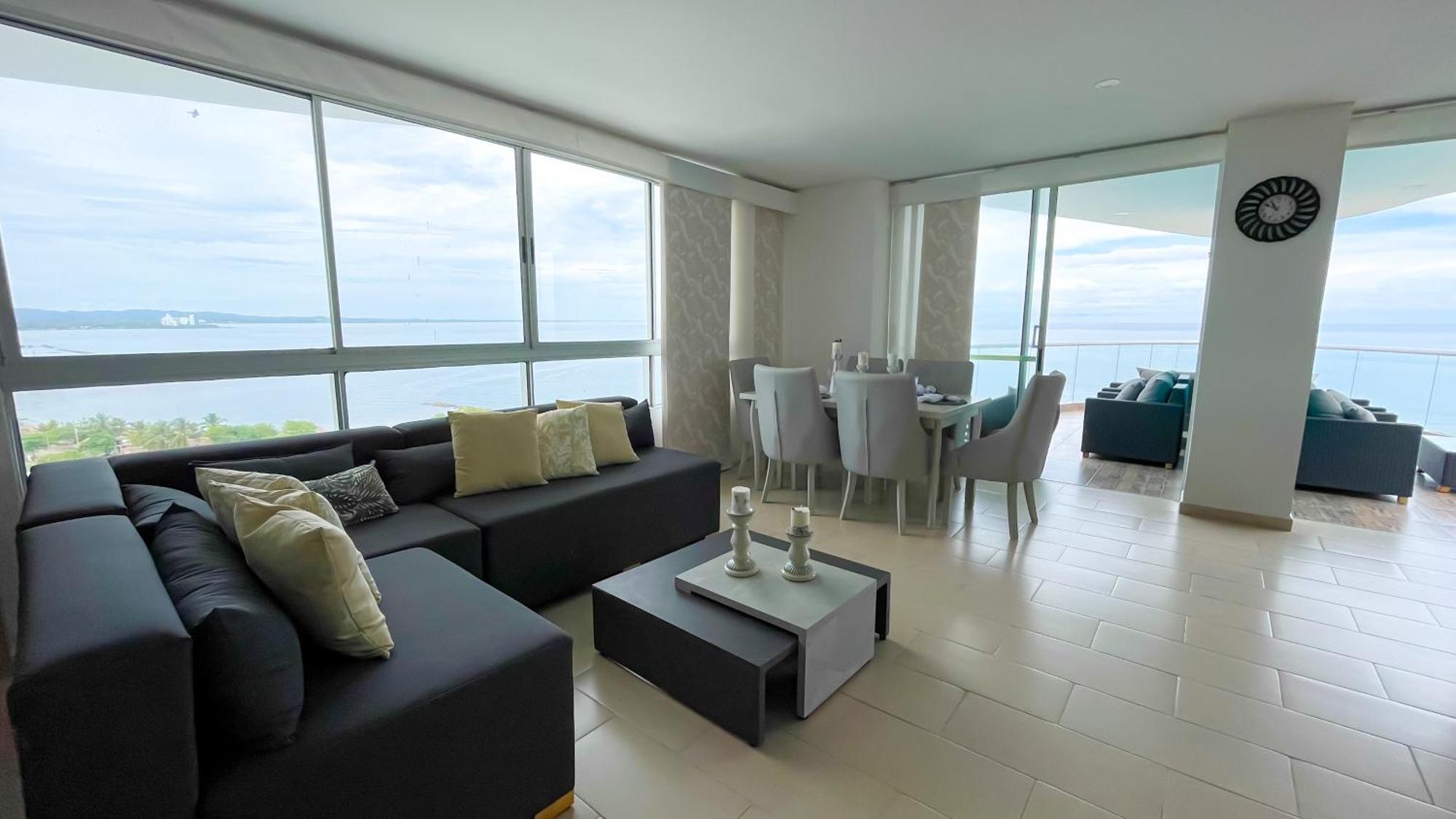 Magico Penthouse Duplex Frente Al Mar 3 Habs Fb112