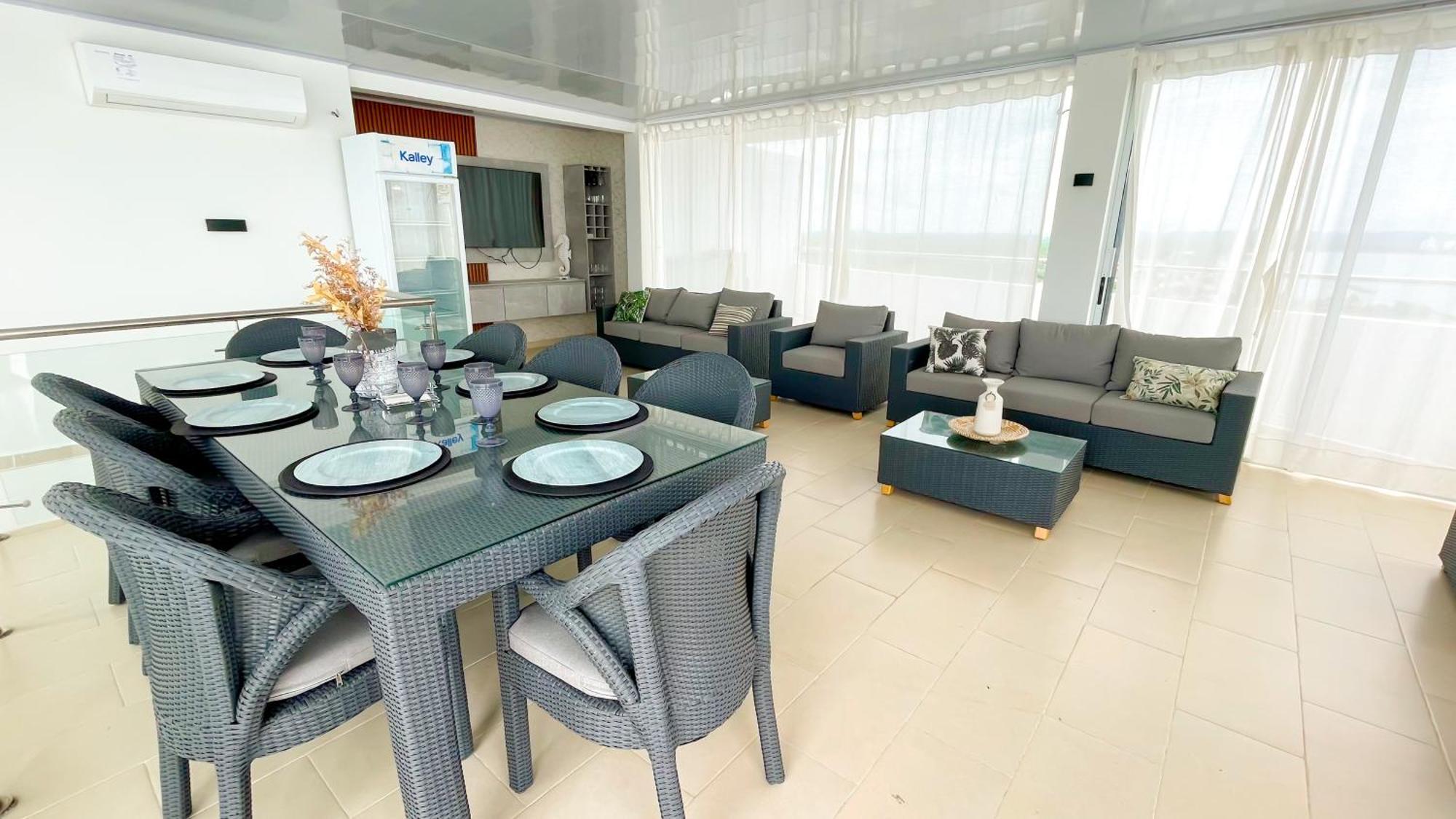 Magico Penthouse Duplex Frente Al Mar 3 Habs Fb112 Apartamento
