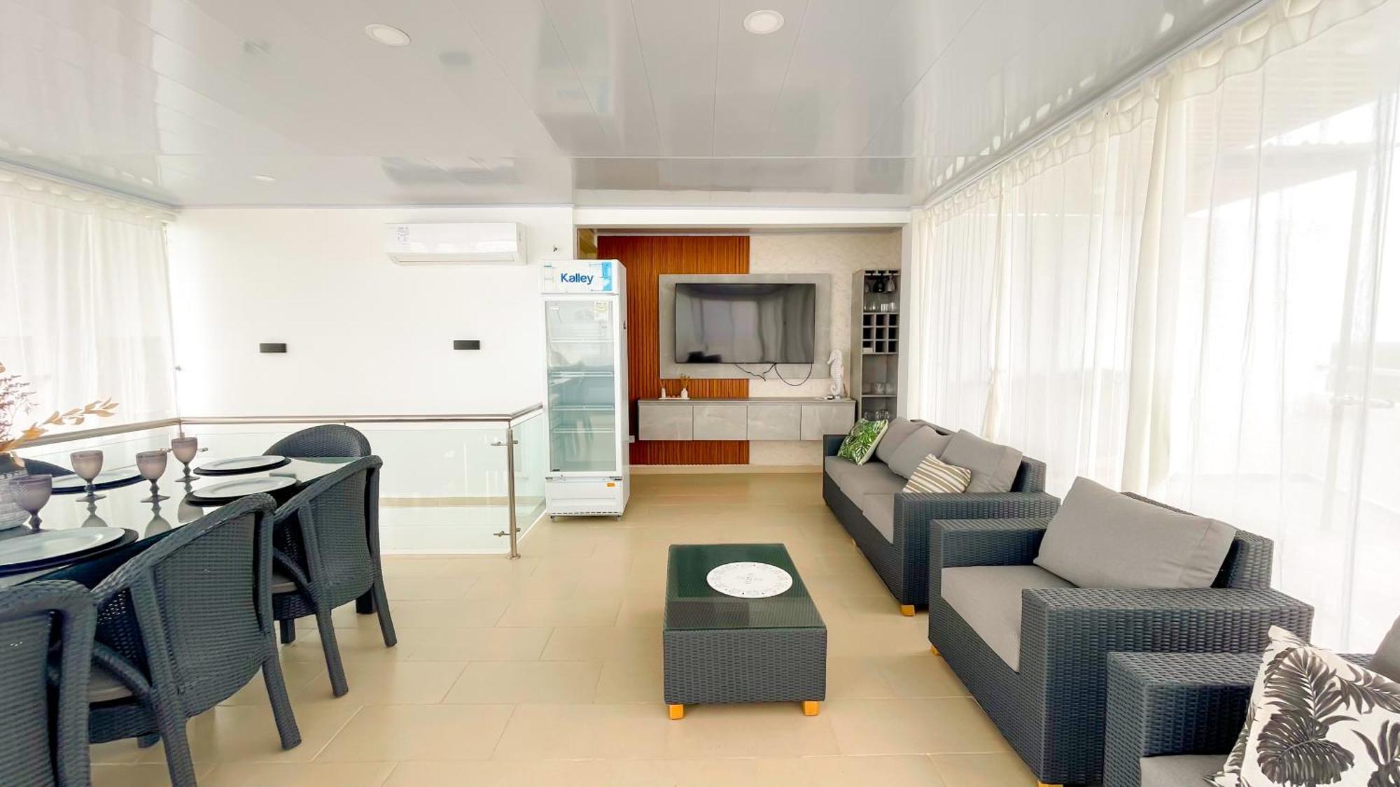 Magico Penthouse Duplex Frente Al Mar 3 Habs Fb112